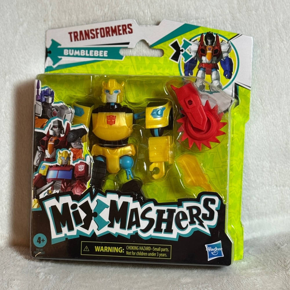 Transformers Mix Mashers Bumblebee Action Figure - Hasbro - 2025 Body & 7 Pieces